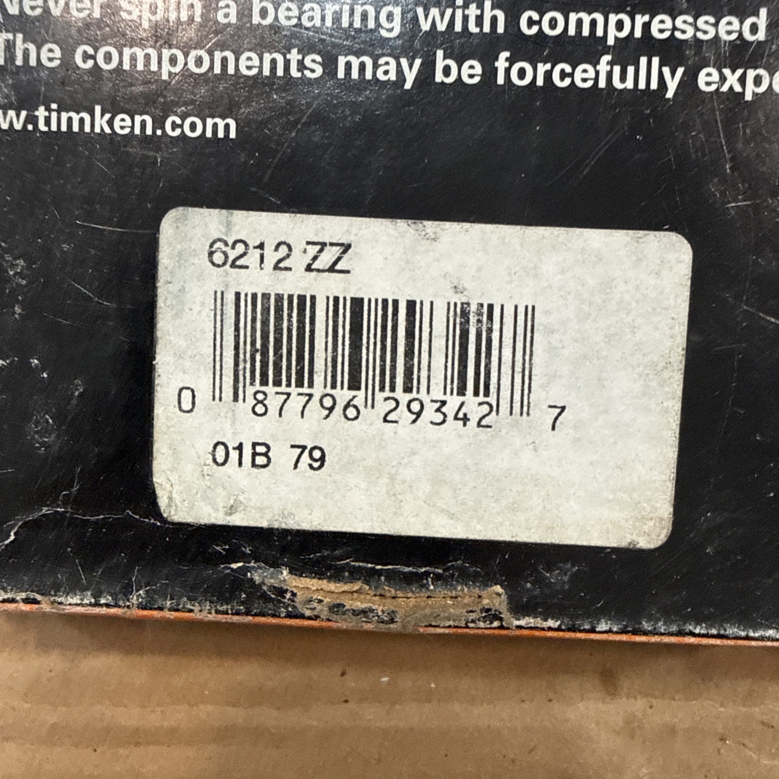 2 Timken 6212 ZZ Double Shielded Ball Bearings 60x110x22mm NOS New Pair