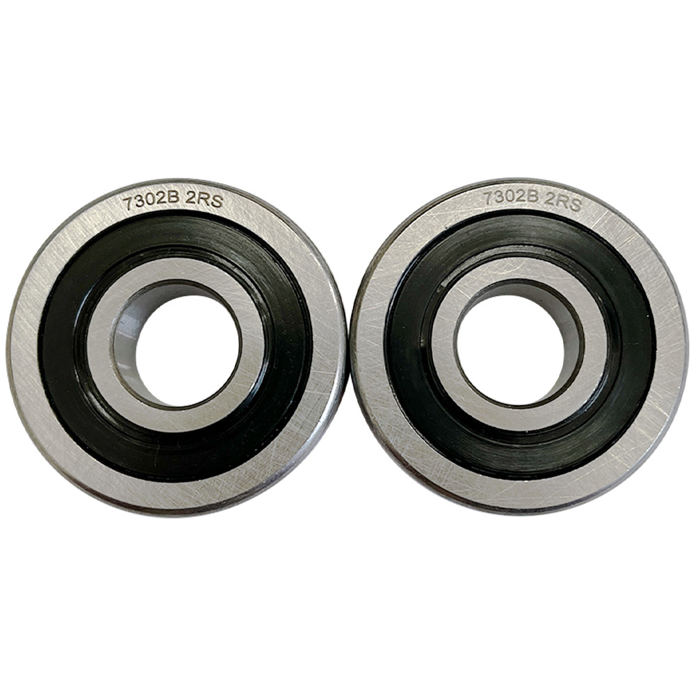 2pcs Double Sealed Angular Ball Bearing 7302B 7303B 7304B 7305B 7306B 7308B 2RS