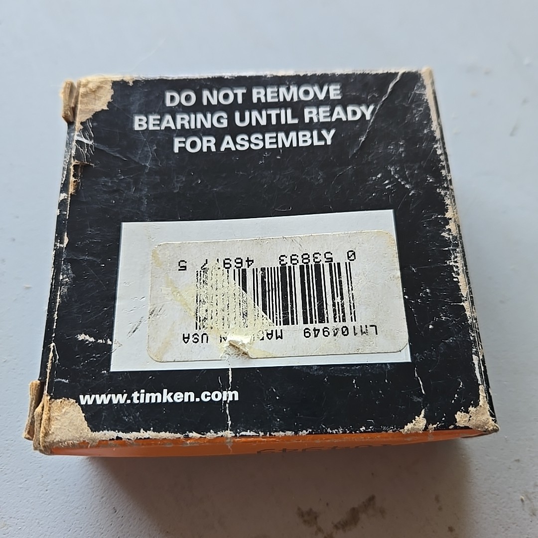 NEW Timken LM104949 Tapered Roller Bearing Cone 2 Inch Bore Made in USA