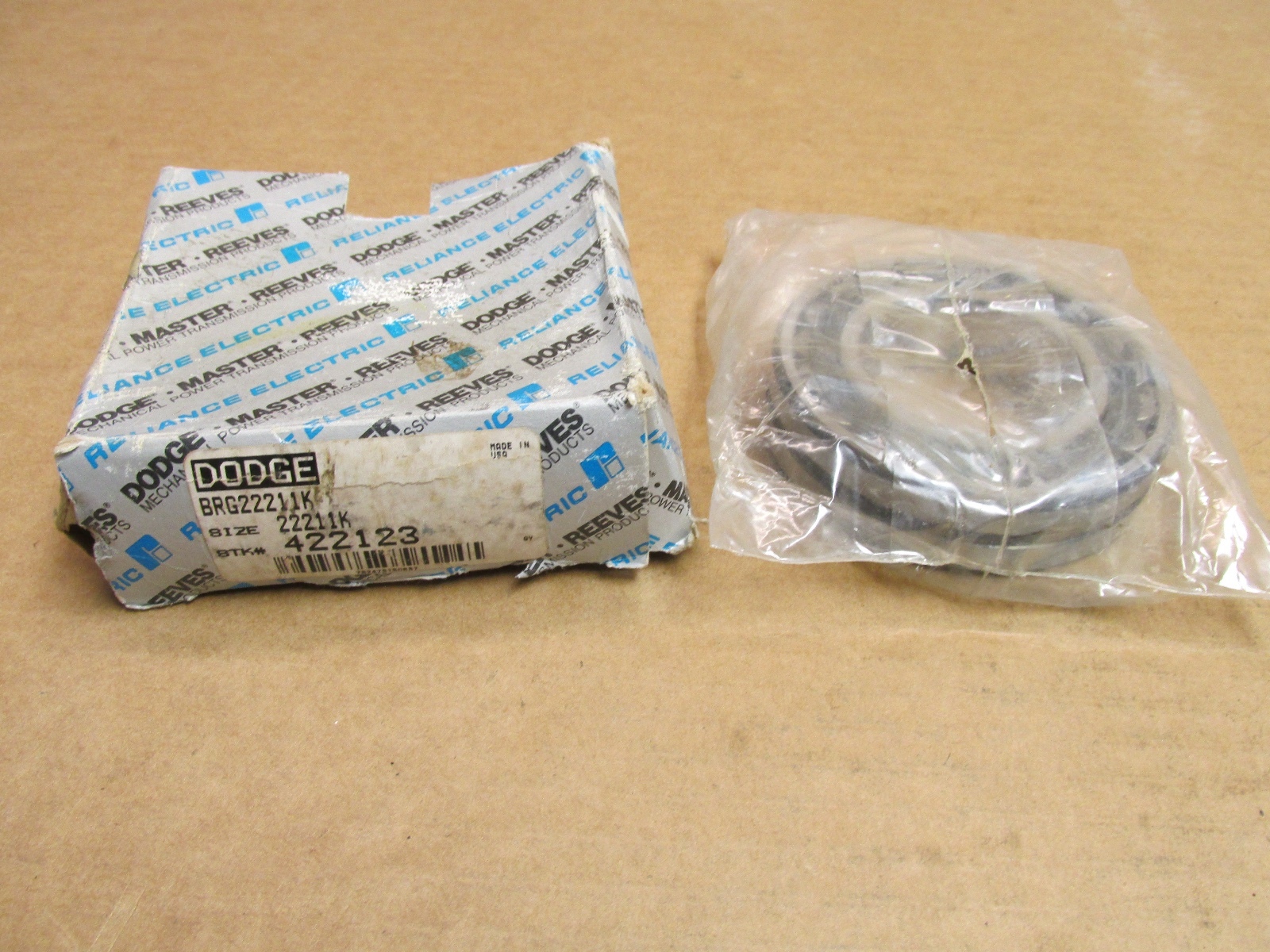 DODGE 22211K Spherical Roller Bearing 55x100x25 mm 22211 ESK.C3 FAG Germany
