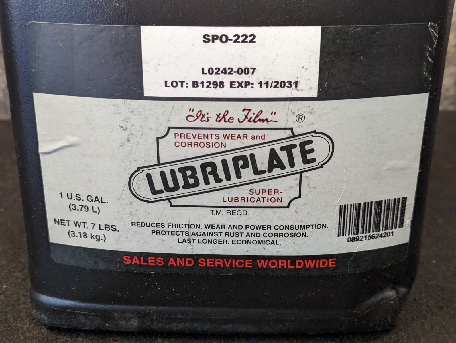 Lubriplate L0002-007 #1 10W Spindle Oil, 1-Gallon🔥New🔥