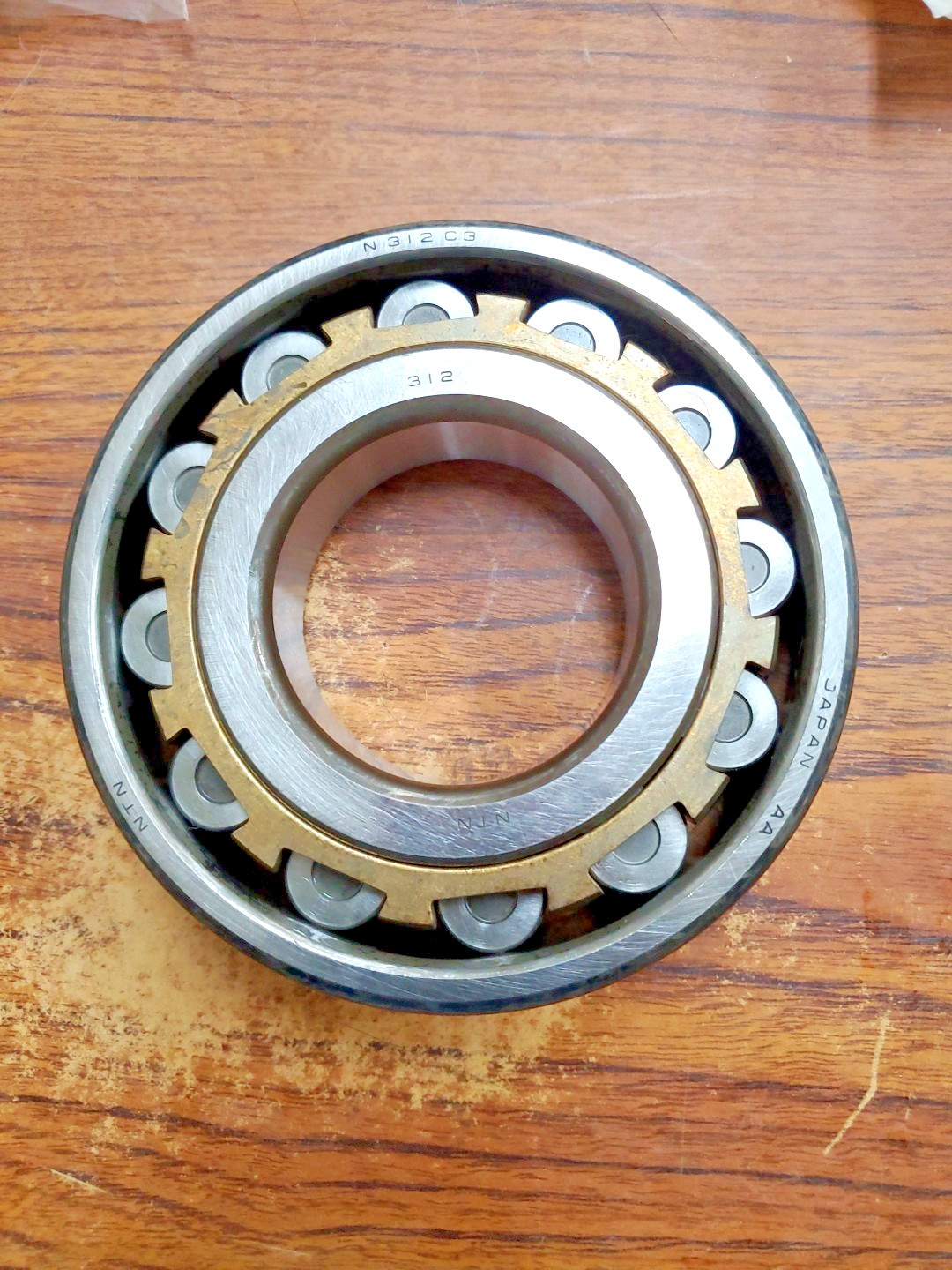 NTN N312 C3 Cylindrical Roller Bearing 60mm x 130mm x 31mm Japan Open Box (VR10)