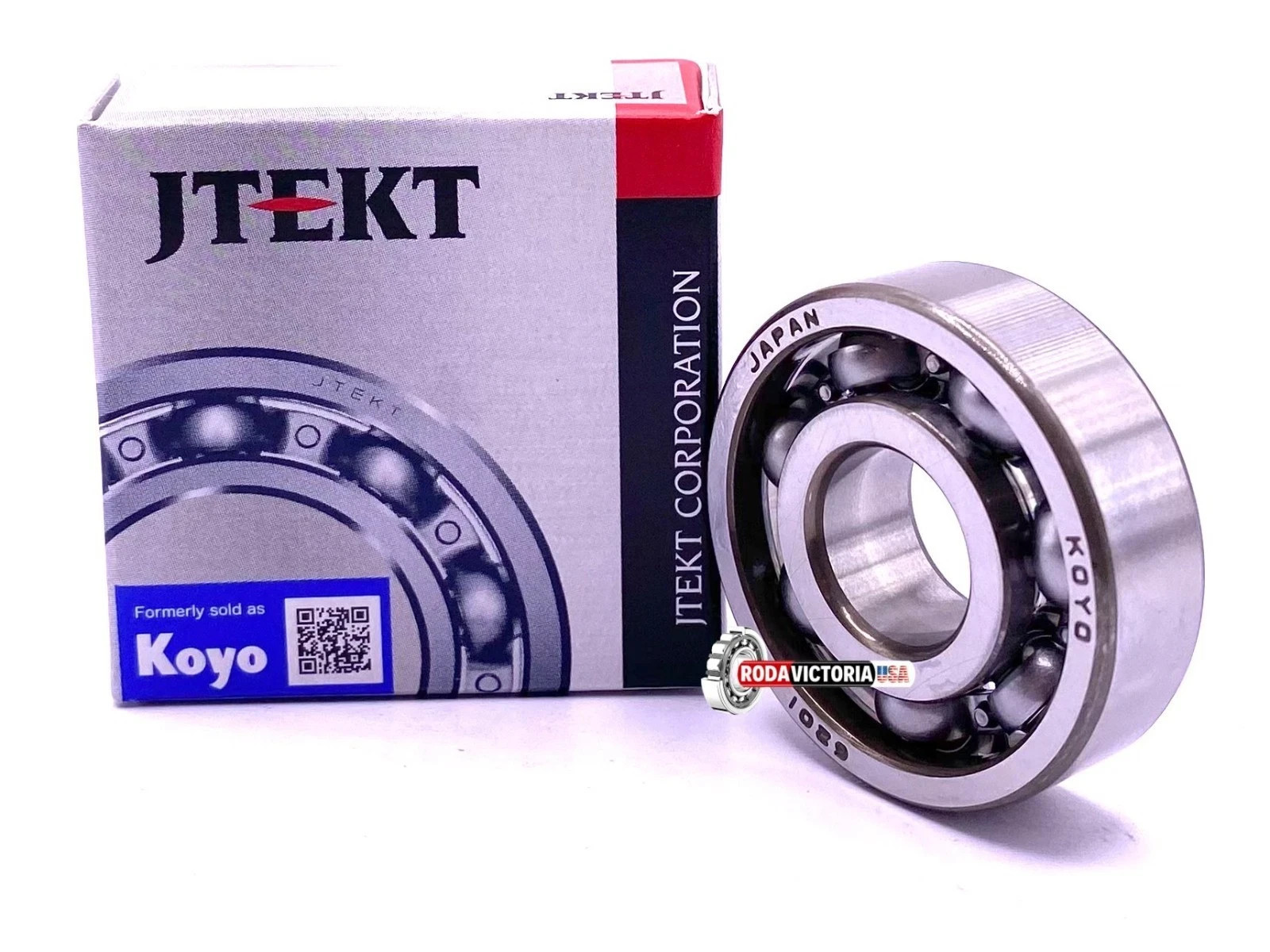KOYO Japan 6201 C3 Deep Groove Ball Bearing, Open Type, No Seals 12x32x10 mm