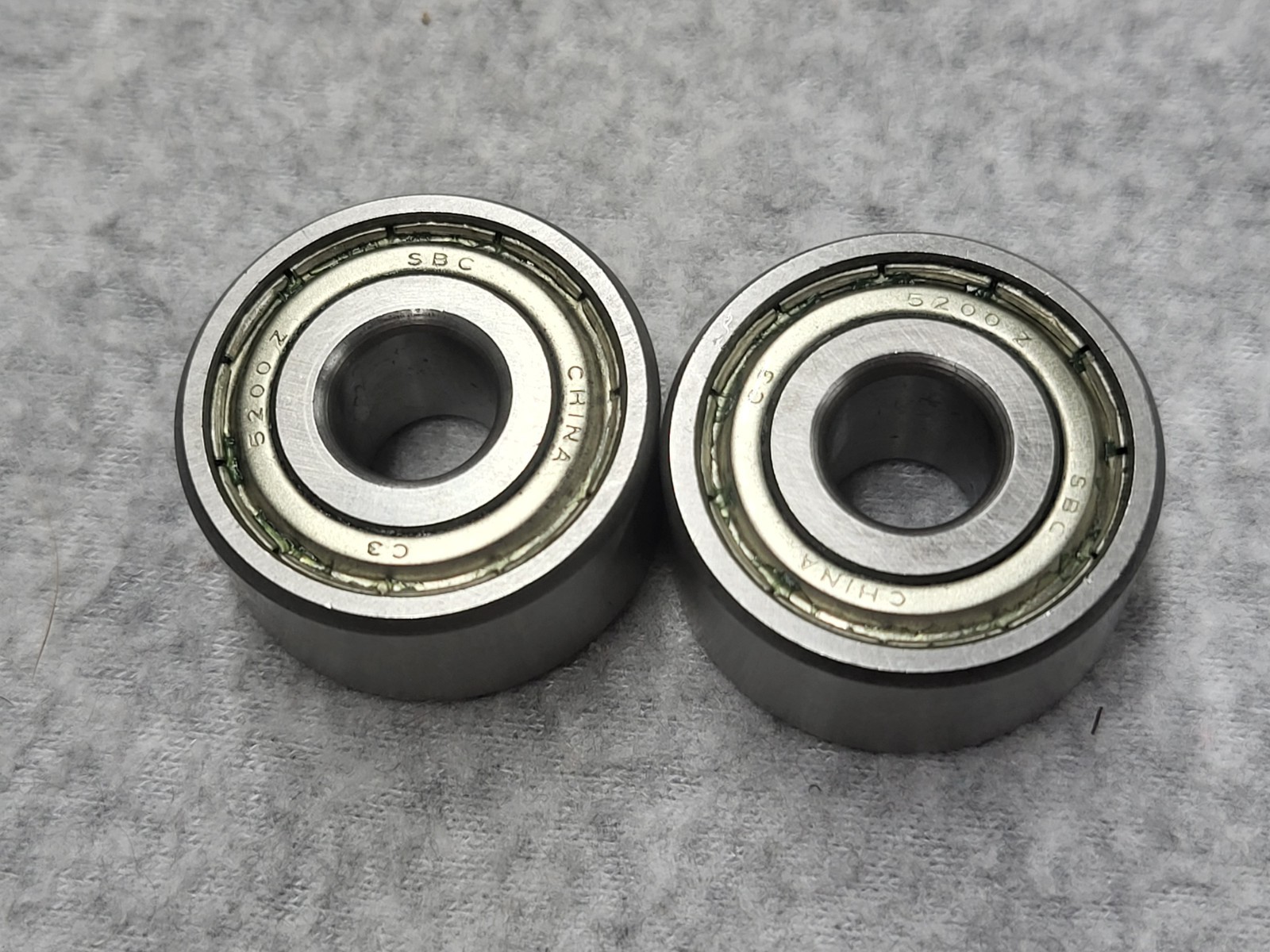 2 Pcs 10mm I.D. x 30mm O.D. x 14.25mm Ball Bearing Double Sealed, 5200 ZZC3
