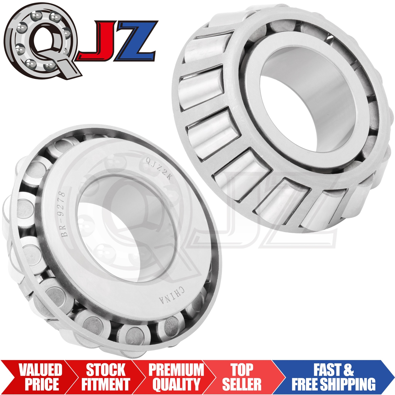 [Qty.2] New BR-9278 Tapered Roller Bearing Single-Cone [2-11/16″ ID x 1.8125″ W]