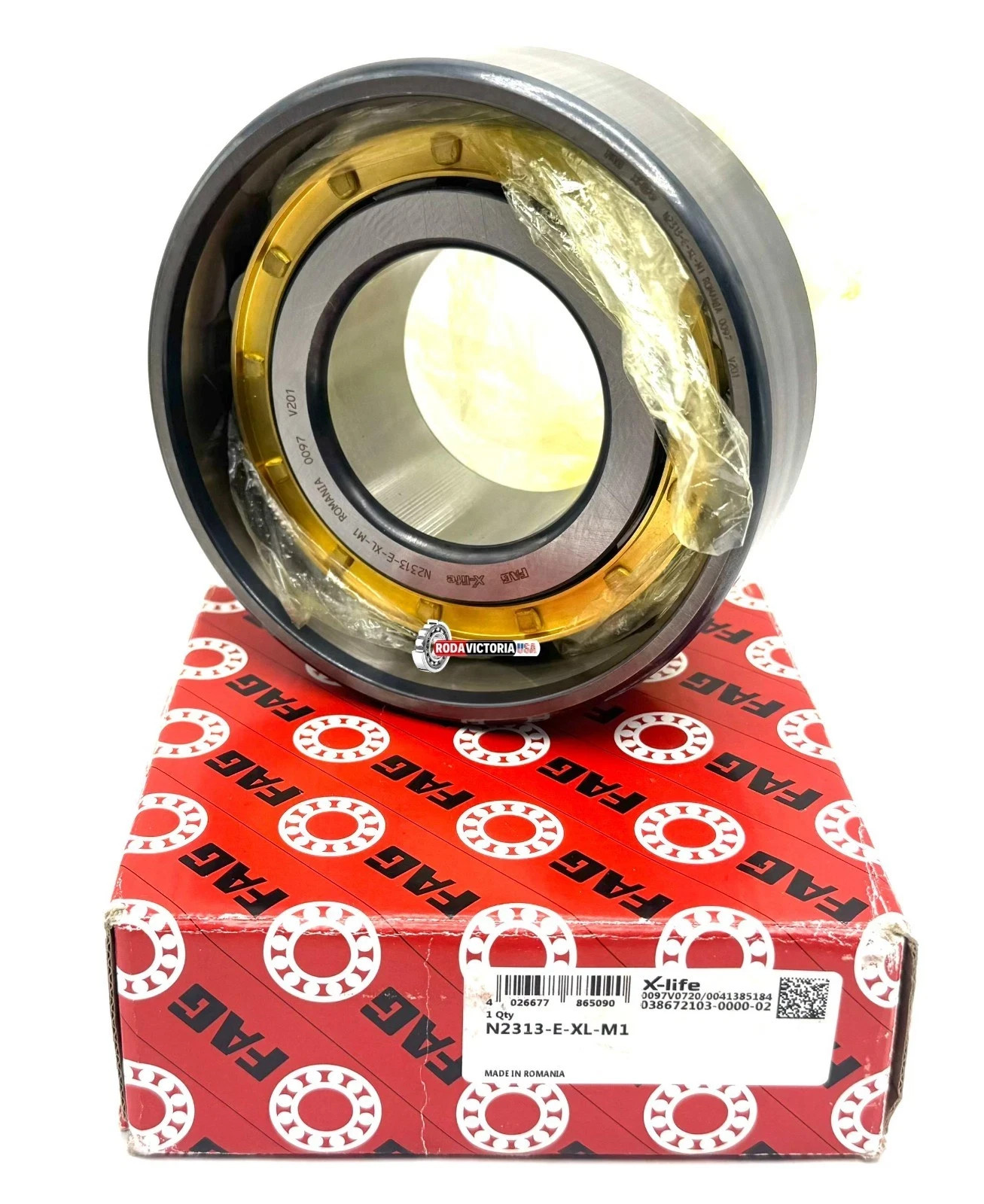 FAG N2313 E XL M1 Cylindrical Roller Bearing, Single Row 65x140x48 mm