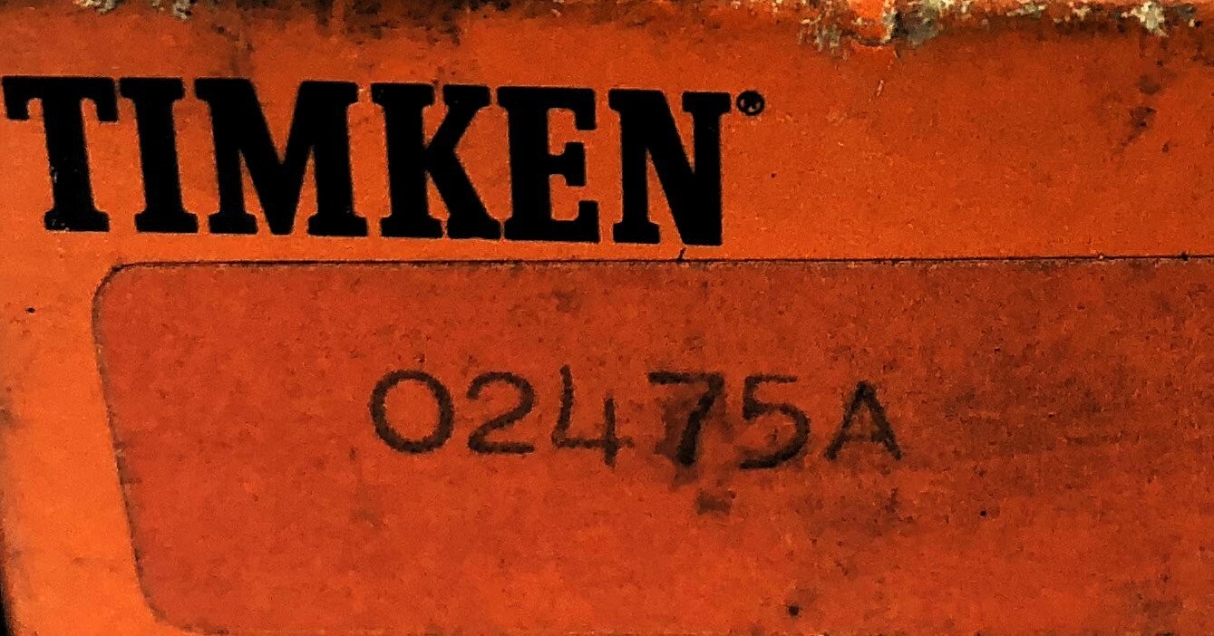 Timken Tapered Roller Bearing Cone 02475A NOS