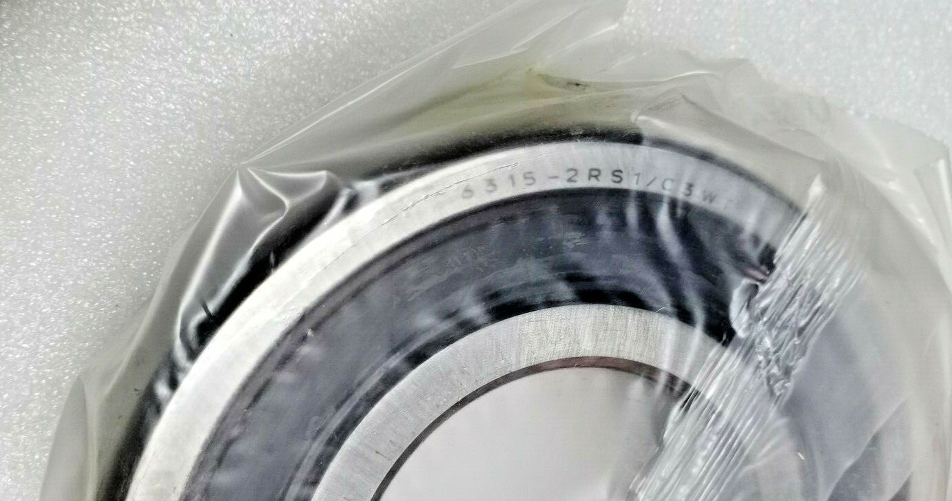 6315-2RS1/C3WT SKF Single Row Deep Groove Rubber Sealed Ball Bearing 75x160x37mm