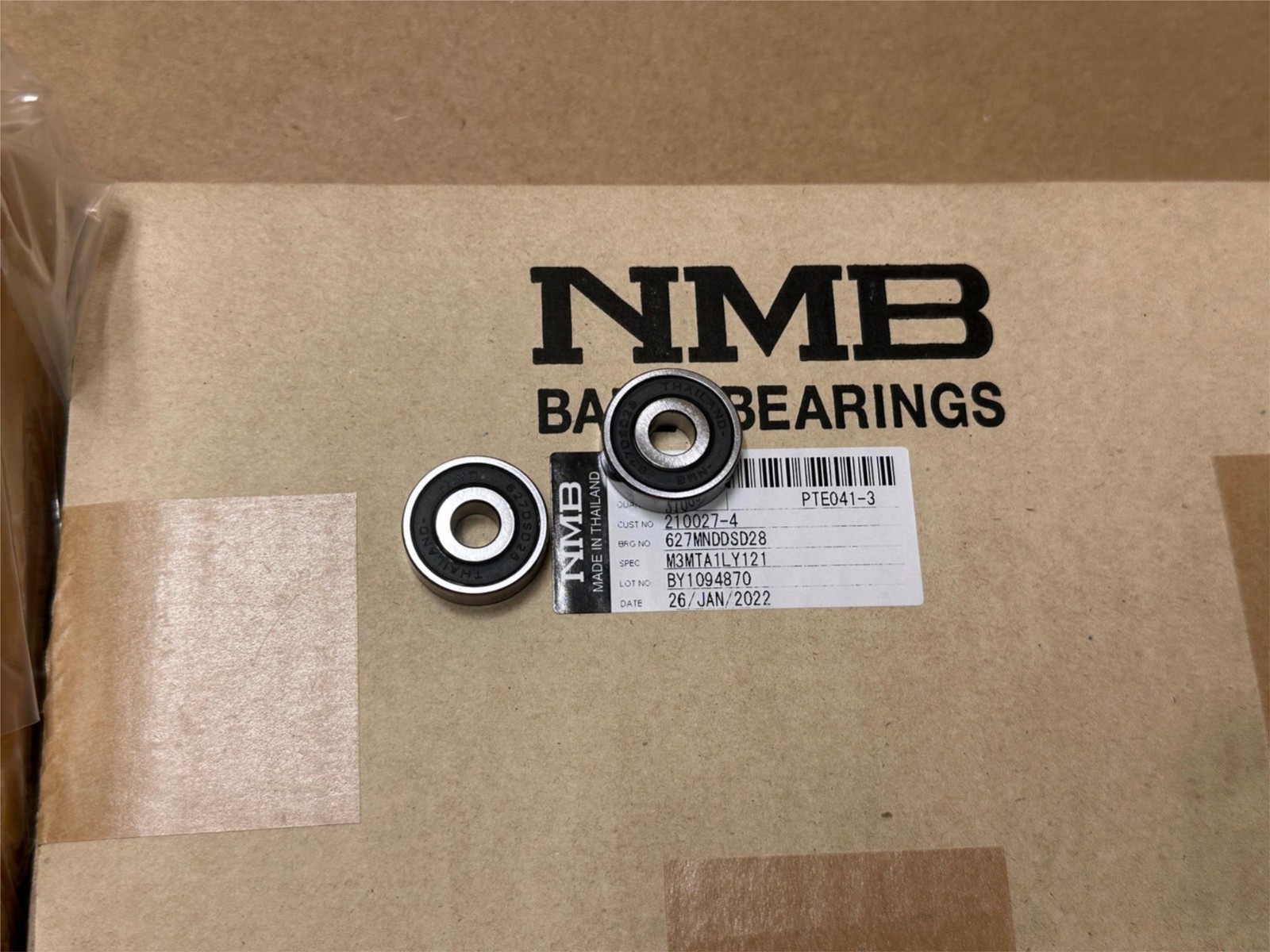 200x Pack Lot NMB 627DSD28 Bearings 7x22x7 7mm x 22mm x 7mm