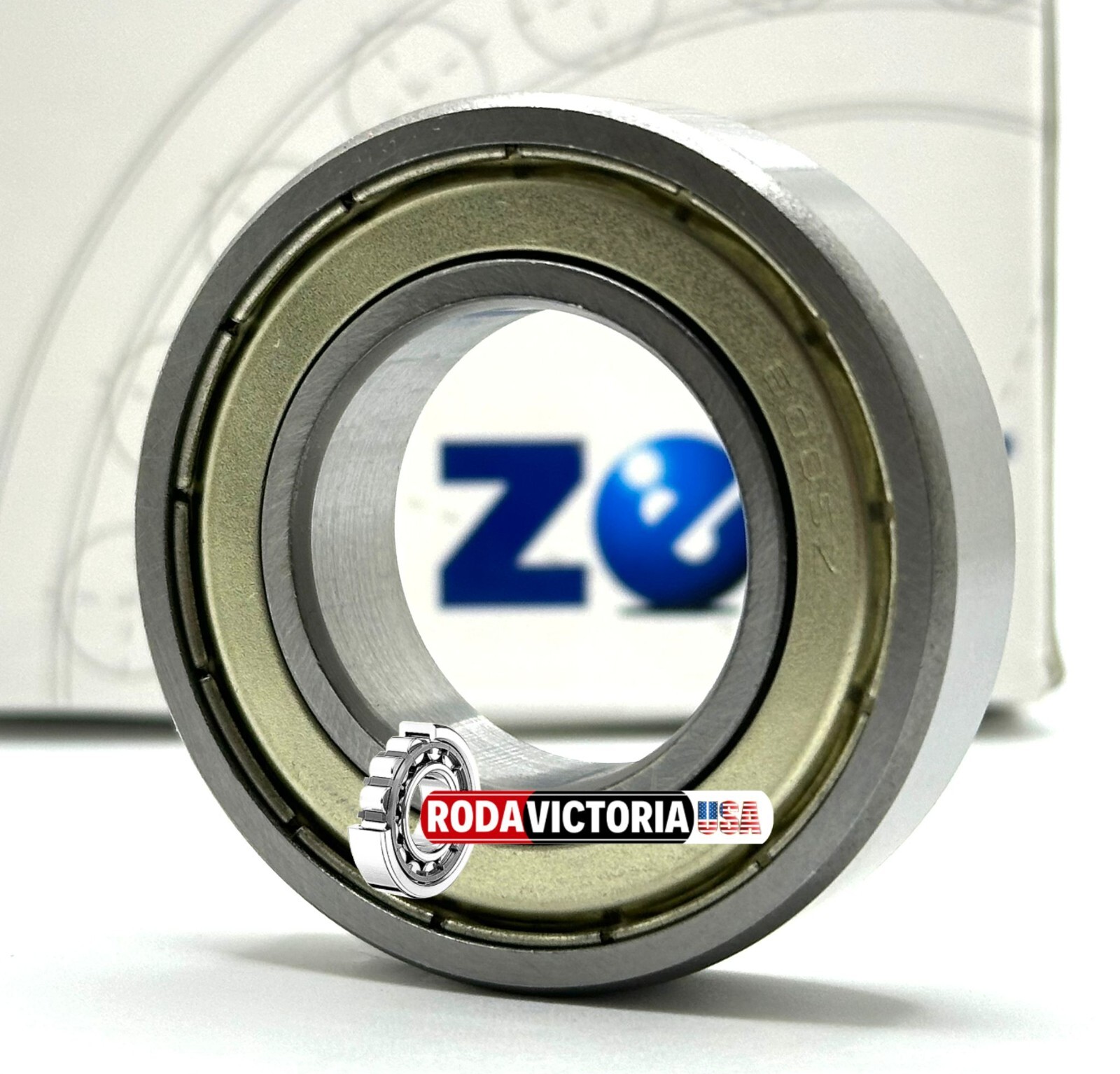 ZEN 6005 ZZ BALL BEARING, METAL SHIELDED 25x47x12mm