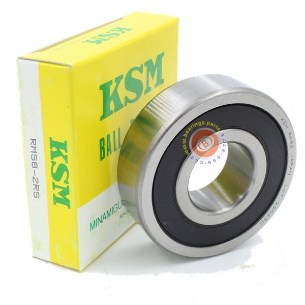 RMS8-2RS Ball Bearing 1×2-1/2×3/4 Sealed- KSM Japan
