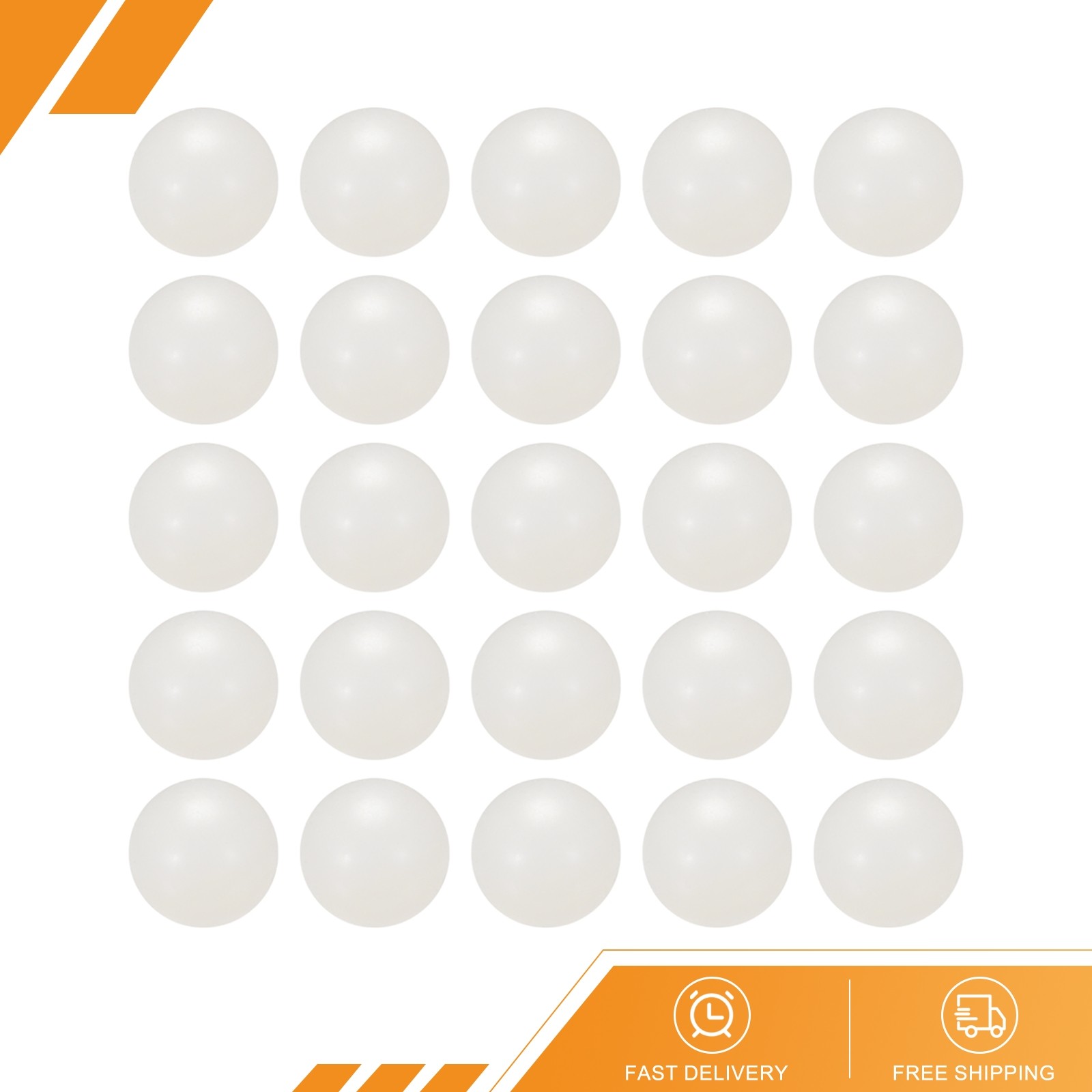 25pack 1/2 Inch PA Nylon Solid Plastic Balls Precision Bearing Ball