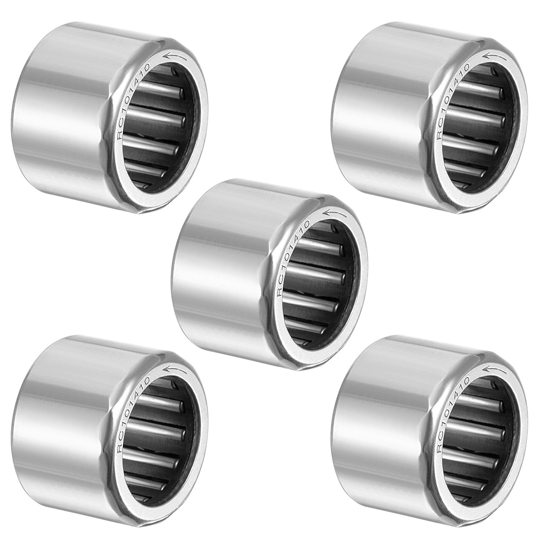 5PCS RC101410 Needle Roller Bearings One Way Bearing 5/8″ Bore 7/8″ OD 5/8″ W