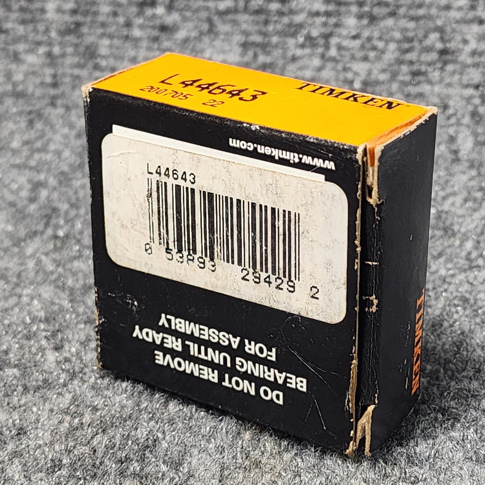 New Timken L44643 / L44643 20024 Tapered Roller Bearing Cone