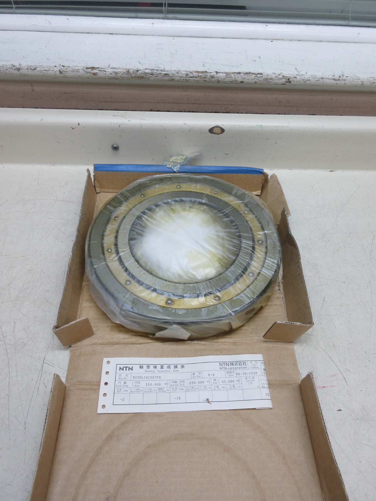 NTN 6230L1ACS67P6 Single Row Deep Groove Ball Bearing 270mm OD 150mm ID New
