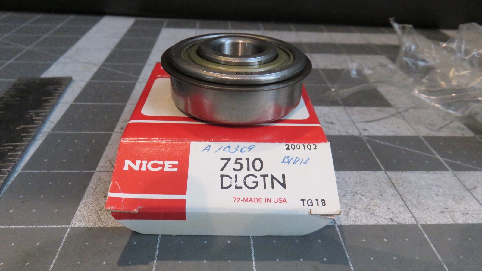 NICE 7510DLGTN Precision Radial Ball Bearing Double Sealed With Snap Ring