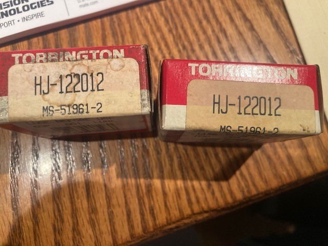 NEW * Torrington HJ-122012 MS-57961 2 3/4″ X 1-1/4″ X 3/4″ Needle Roller Bearing