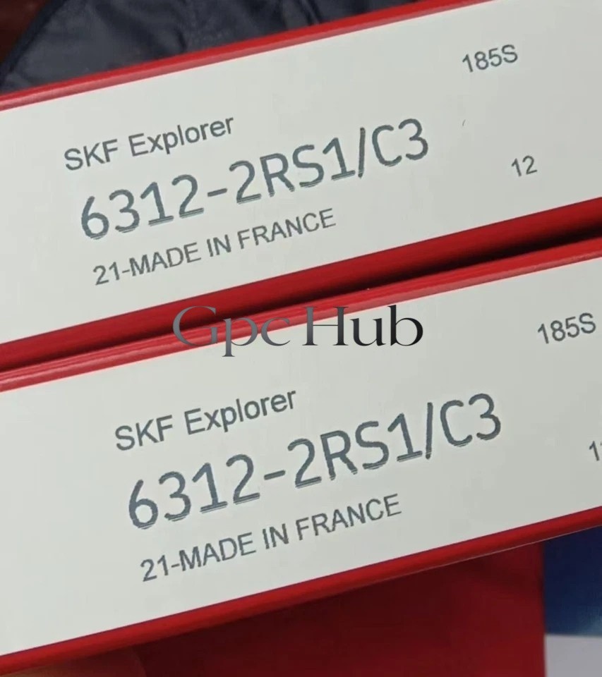 1PC Brand New SKF 6312-2RS1/C3 Single Row Deep Groove Ball Bearing 60×130×31mm
