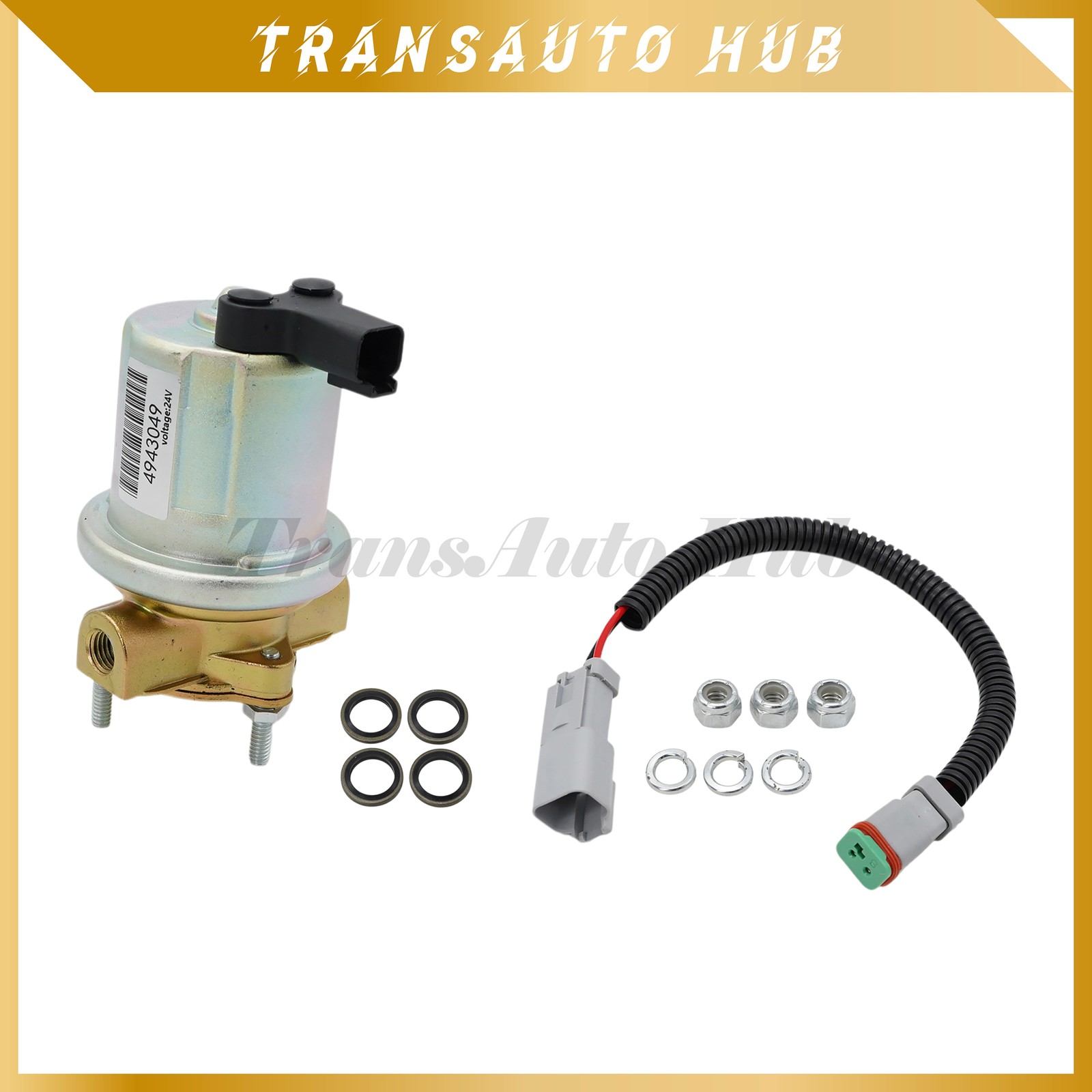 24V Fuel Transfer Pump Fuel lift Pump For QSB5.9 4932708 4943049 5362274 4935731
