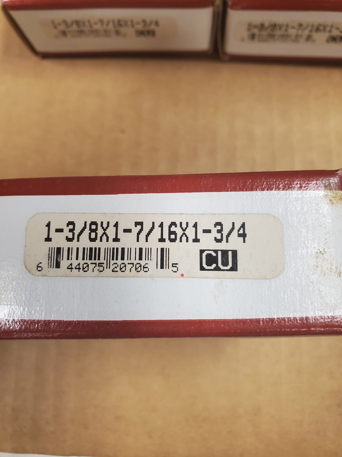 Lot Of 6 Consolidated 93528 1 x 1-3/8 x 1-3/4 Roller Assembly Bearing & Sleeve