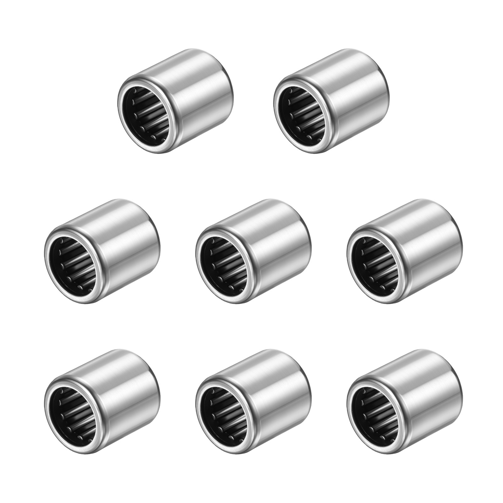 8Pcs, SCE610 Needle Roller Bearings 3/8″x9/16″x5/8″ Chrome Steel Open End