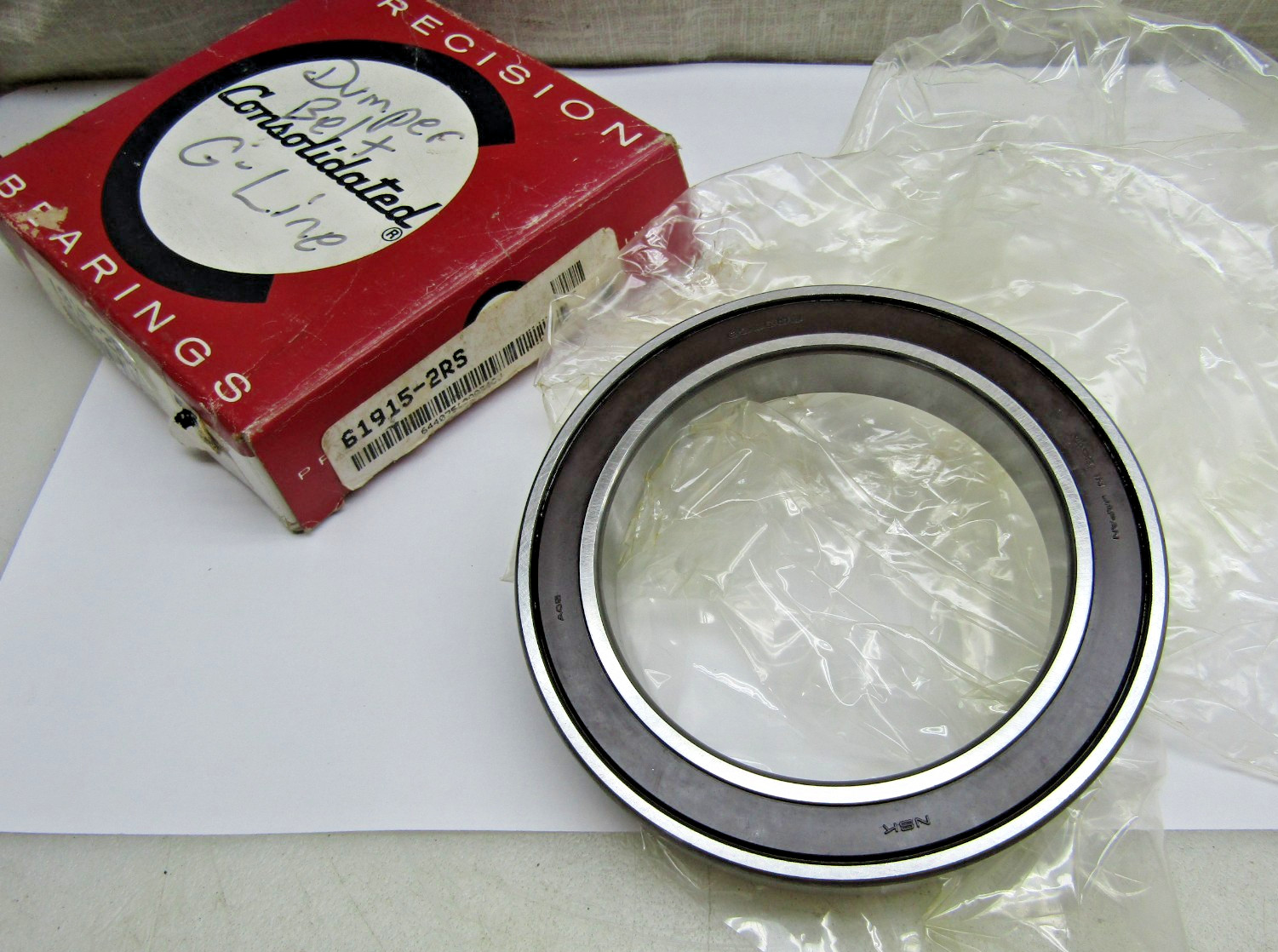 NSK Consolidated 6915-2RS 6915DDU 75mm X 105mm X 16mm Sealed Bearing