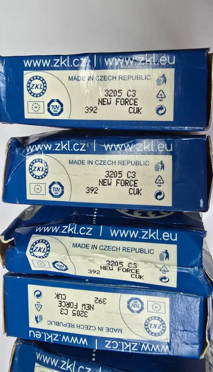 3205 C3 Double Ball Bearing ZKL NEW BOX PACK FORCE 3205C3 Czech Lot Of 50 3205C3