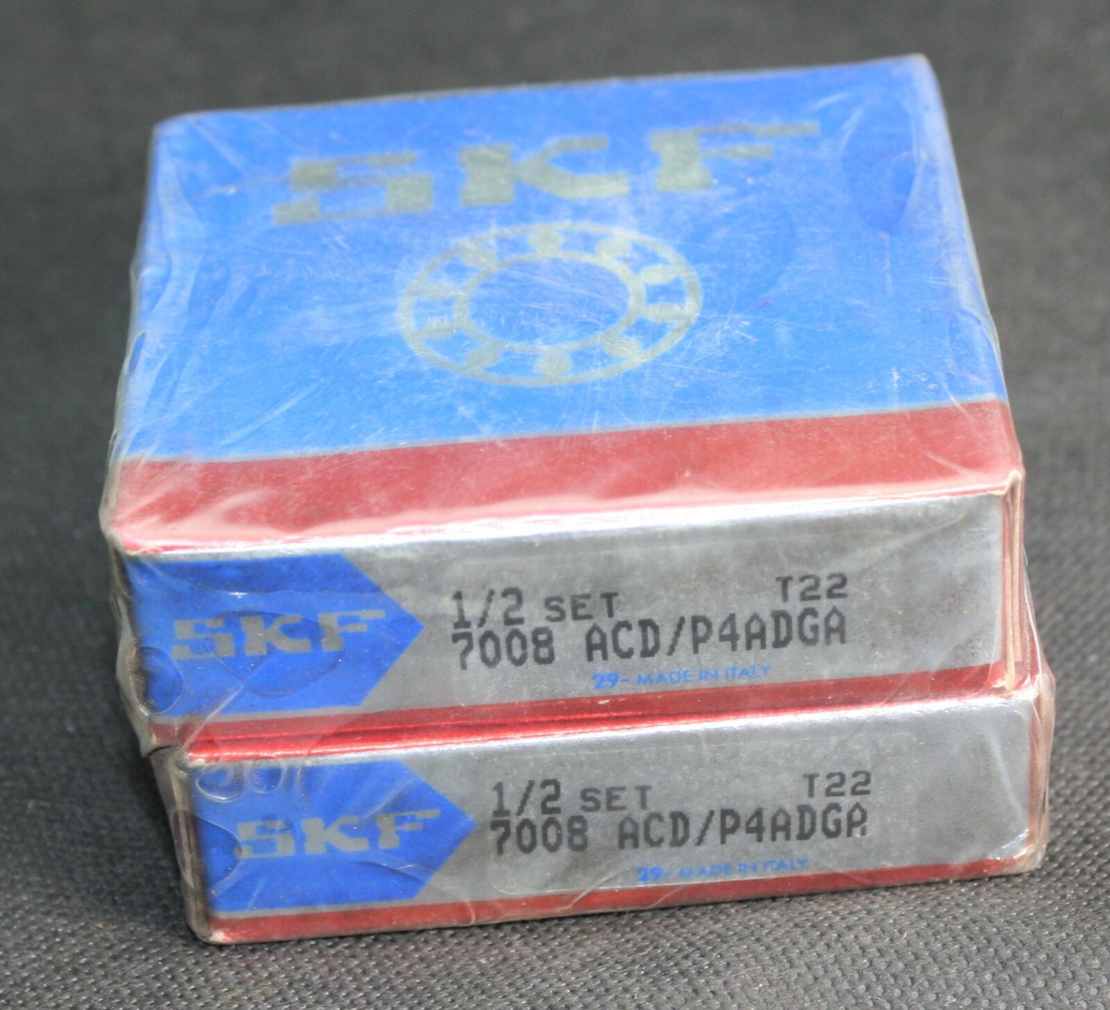 Two (2) SKF 7008 ACD/P4 ADGA Angular Contact Bearings 40 MM ID Set 1 127 NEW