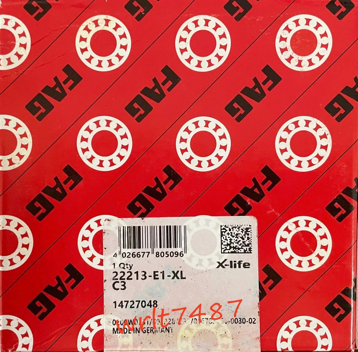 1PC FAG 22213-E1-XL-C3 self-aligning roller bearing