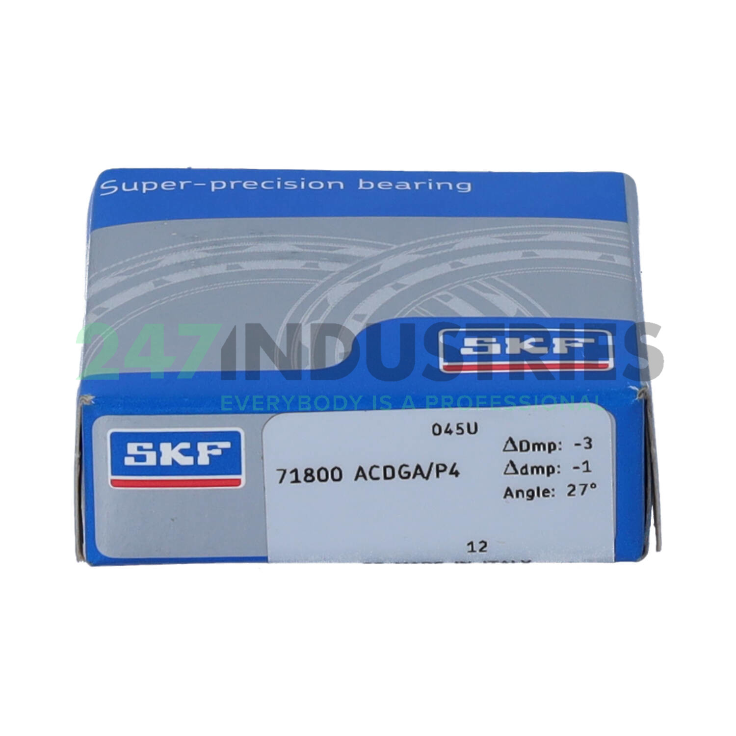 71800ACDGA/P4 SKF 10 x 19 x 5 mm ANGULAR CONT. BALL SINGLE ROW