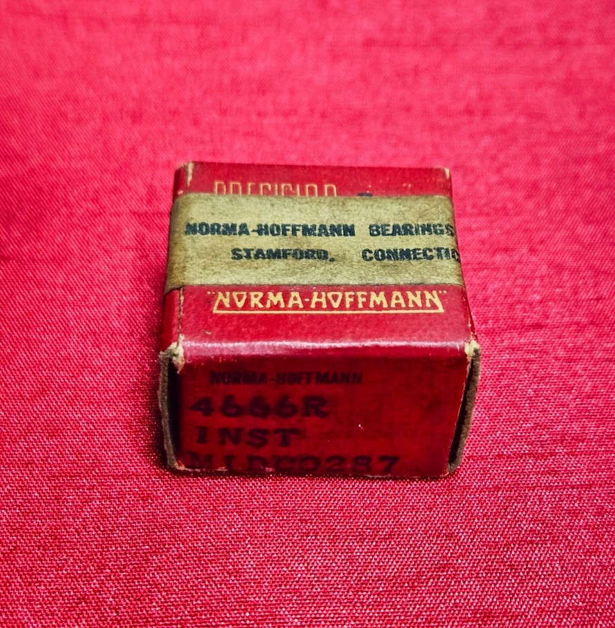 Norma 4666R Roller Ball Bearing USA Made, Sealed In Box – NEW