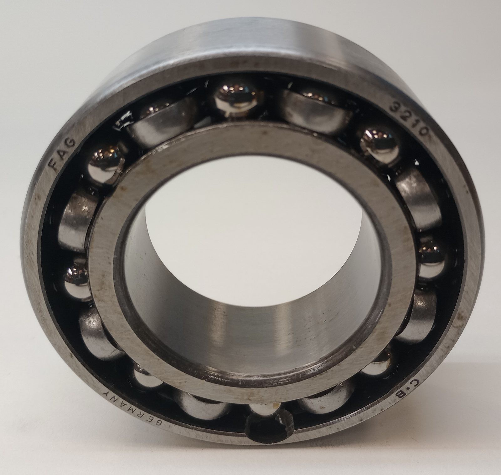 FAG 3210 Angular Contact Ball Bearing 50 x 90 x 1.1875in Double Row