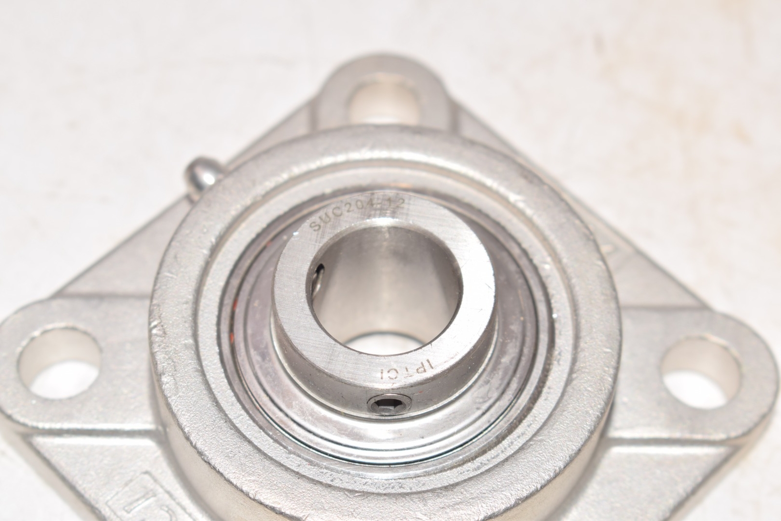 IPTCI SUC204-12 Stainless Steel Ball Flange Bearing 4 Bolt