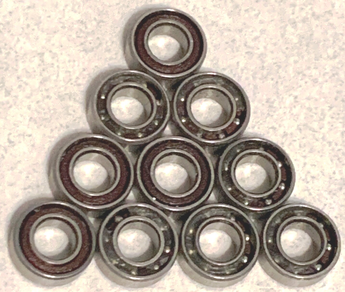 SR144 ABEC7 10 PCS OPEN STAINLESS PHENOLIC RETAINER BEARINGS SHIPS FROM THE USA