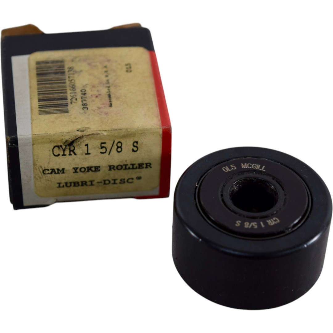 NEW McGill CYR 1-5/8” S Cam Yoke Roller Lubri-Disc