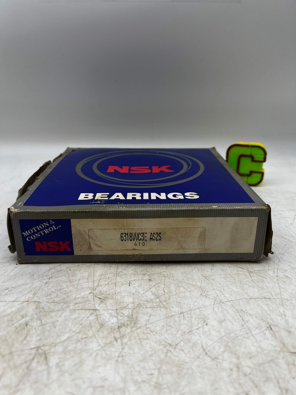 NSK 6318VVC3E-AS2S 6300 Series Deep Groove Ball Bearing, Single Row (Open Box)