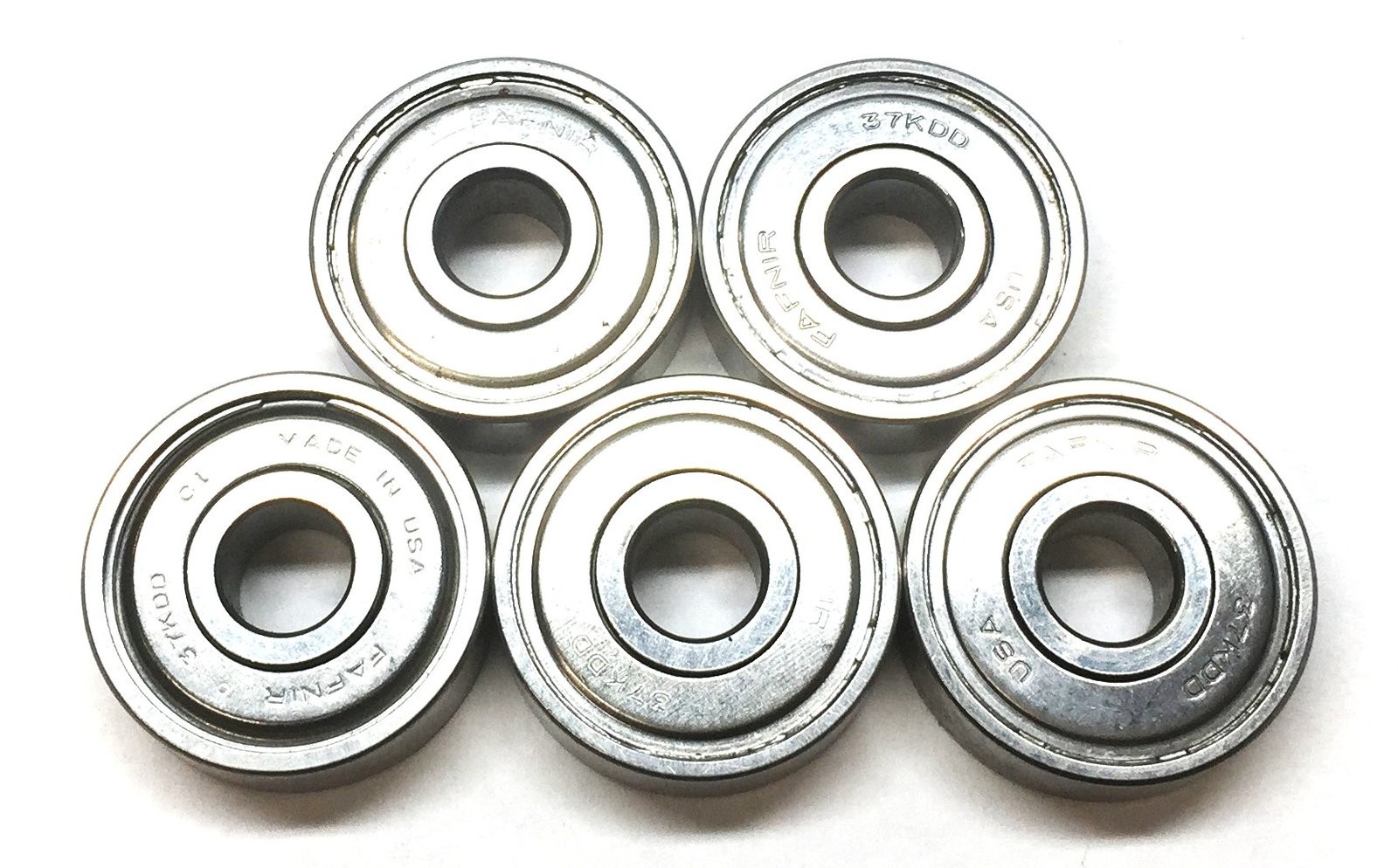 FAFNIR Sealed Roller Ball Bearing 37KDD [Lot of 5] NOS