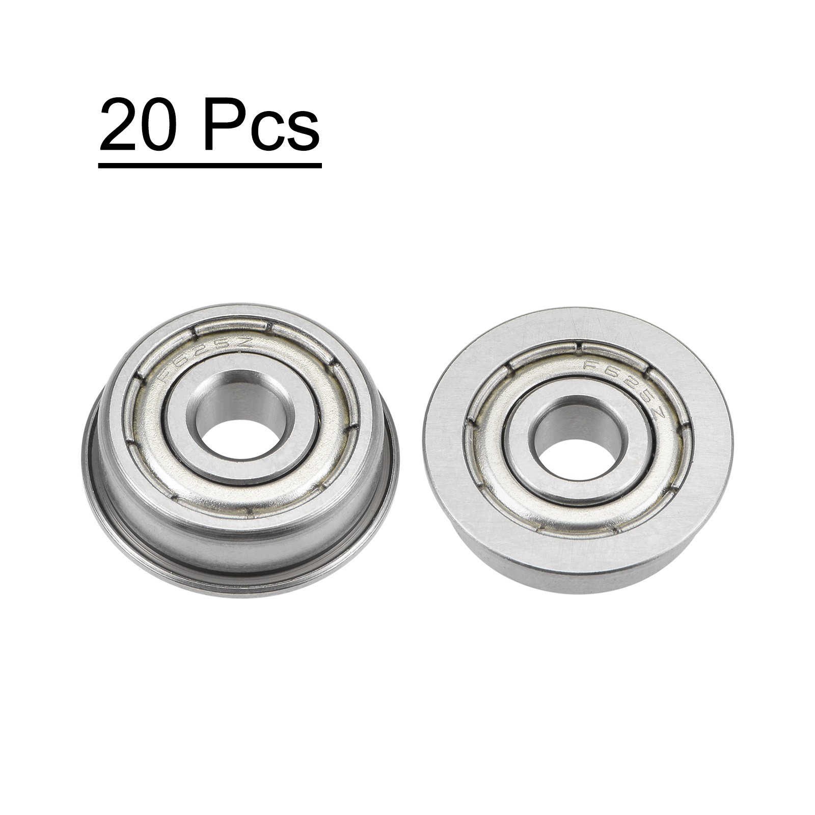 20pcs F625ZZ Flanged Ball Bearing 5x16x5mm