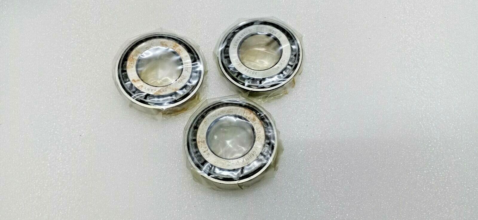 30206 J2/Q Roller Wheel Taper Bearings 30x62x17.25mm NEW SKF 30206J2/Q LOT OF 3