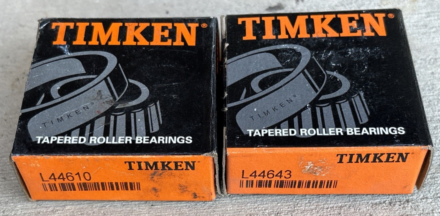 Timken L44643/L44610 Tapered Roller Bearing And Race- New Old Stock