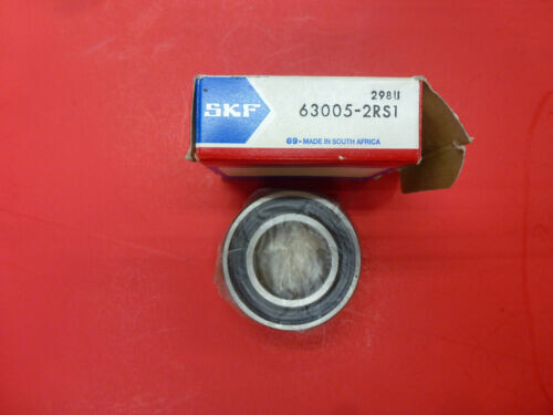 New SKF 63005-2RS1 Roller Bearing 25x47x16mm