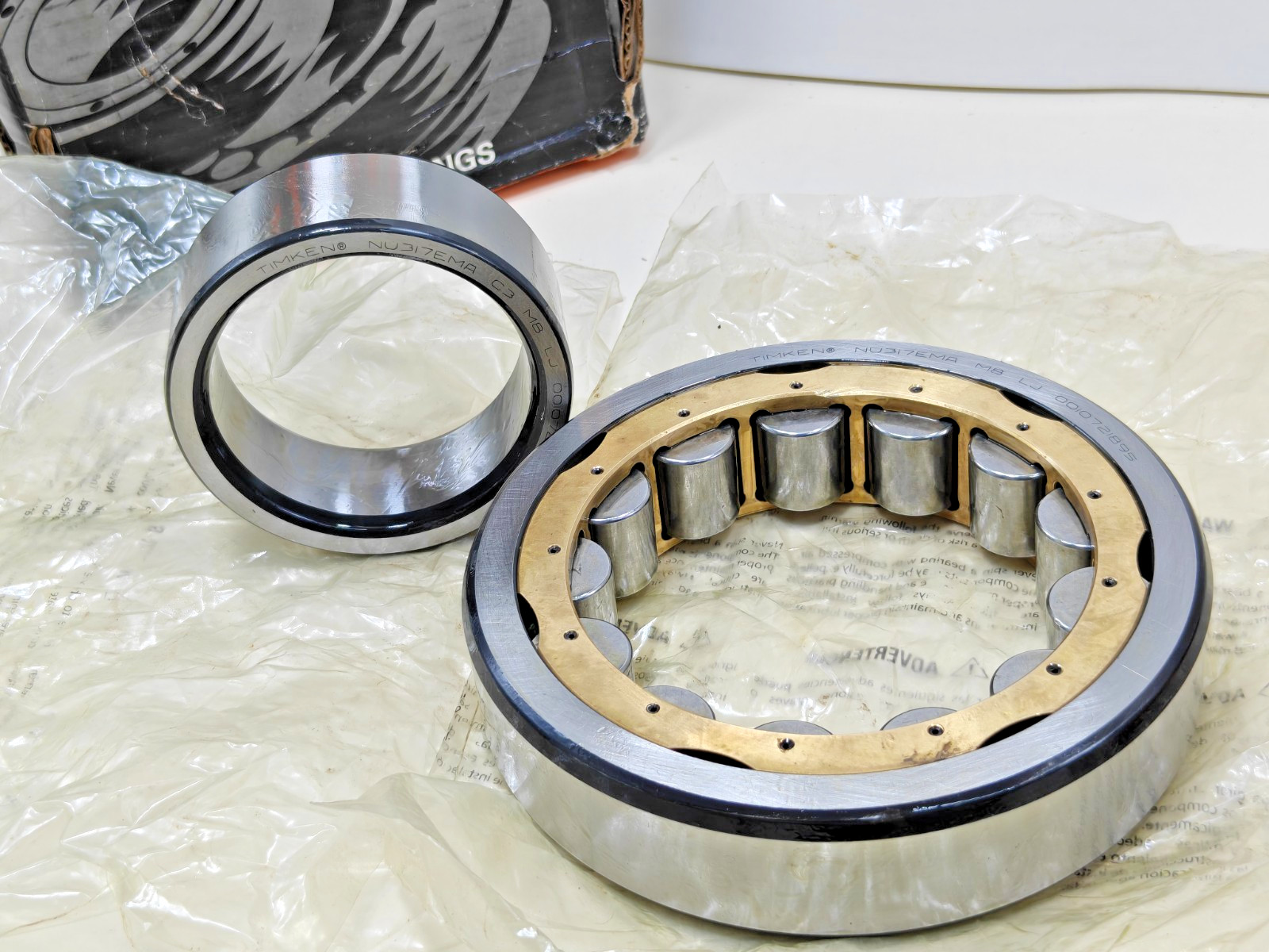 NU317EMAC3 Timken Cylindrical Roller Bearing Timken NU 317 EMA C3 85x180x41mm