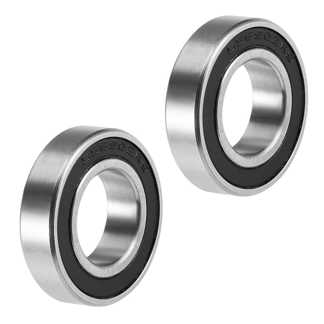 2pack S6902-2RS Deep Groove Ball Bearings Double Sealed 440C Stainless Steel