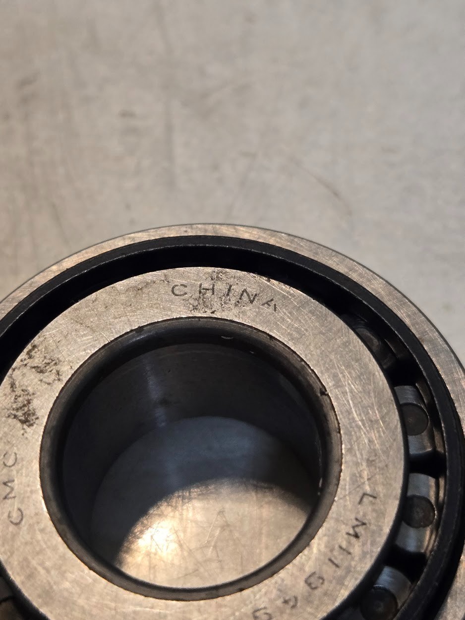 3 Quantity of CMC/ZXY Tapered Roller Bearings LM11949 LM11910 3/4″ Bore (3 Qty)