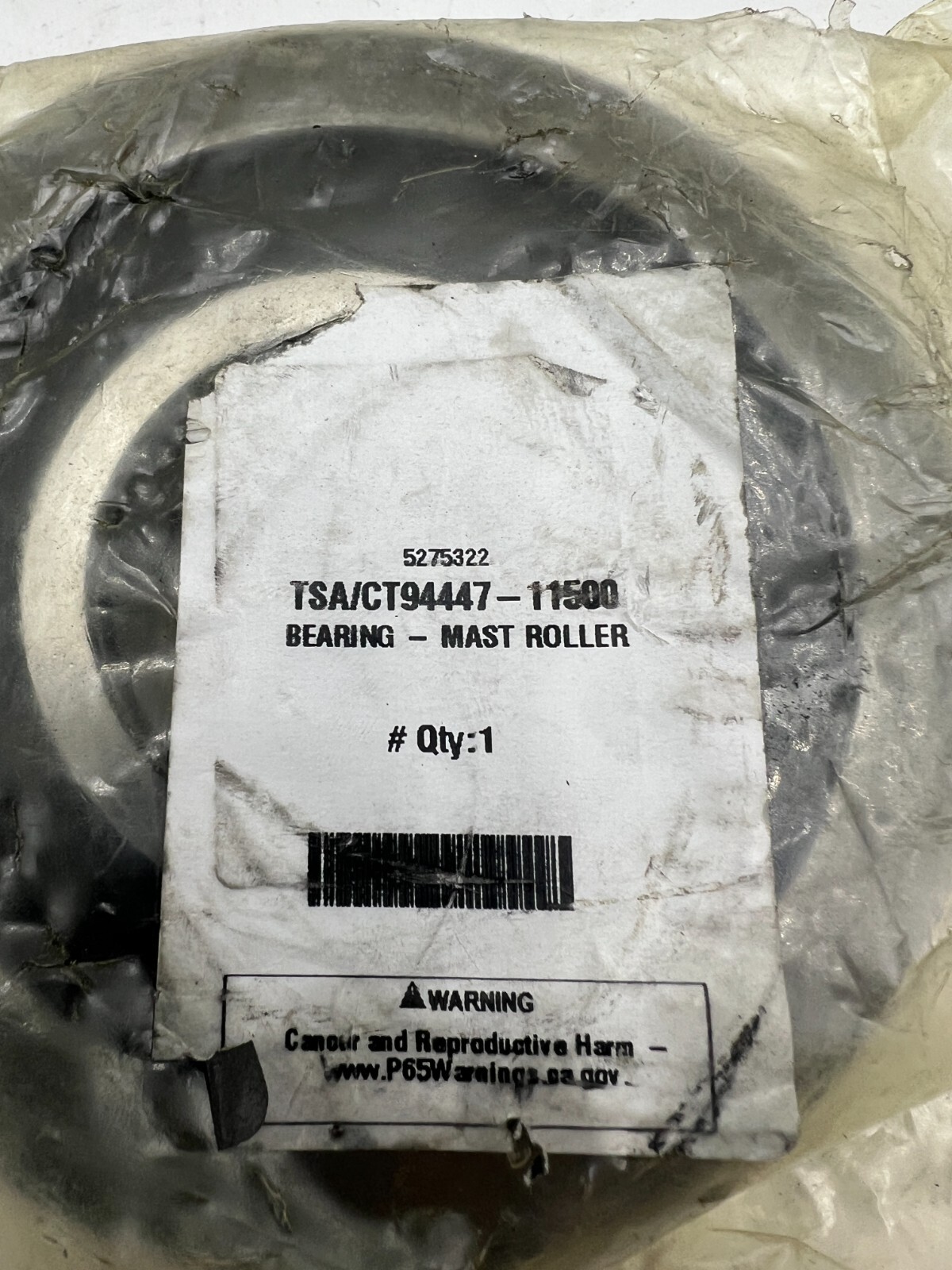 TSA/CT94447-11500 Mast Roller Bearing Black Silver For Caterpillar Mitsubishi