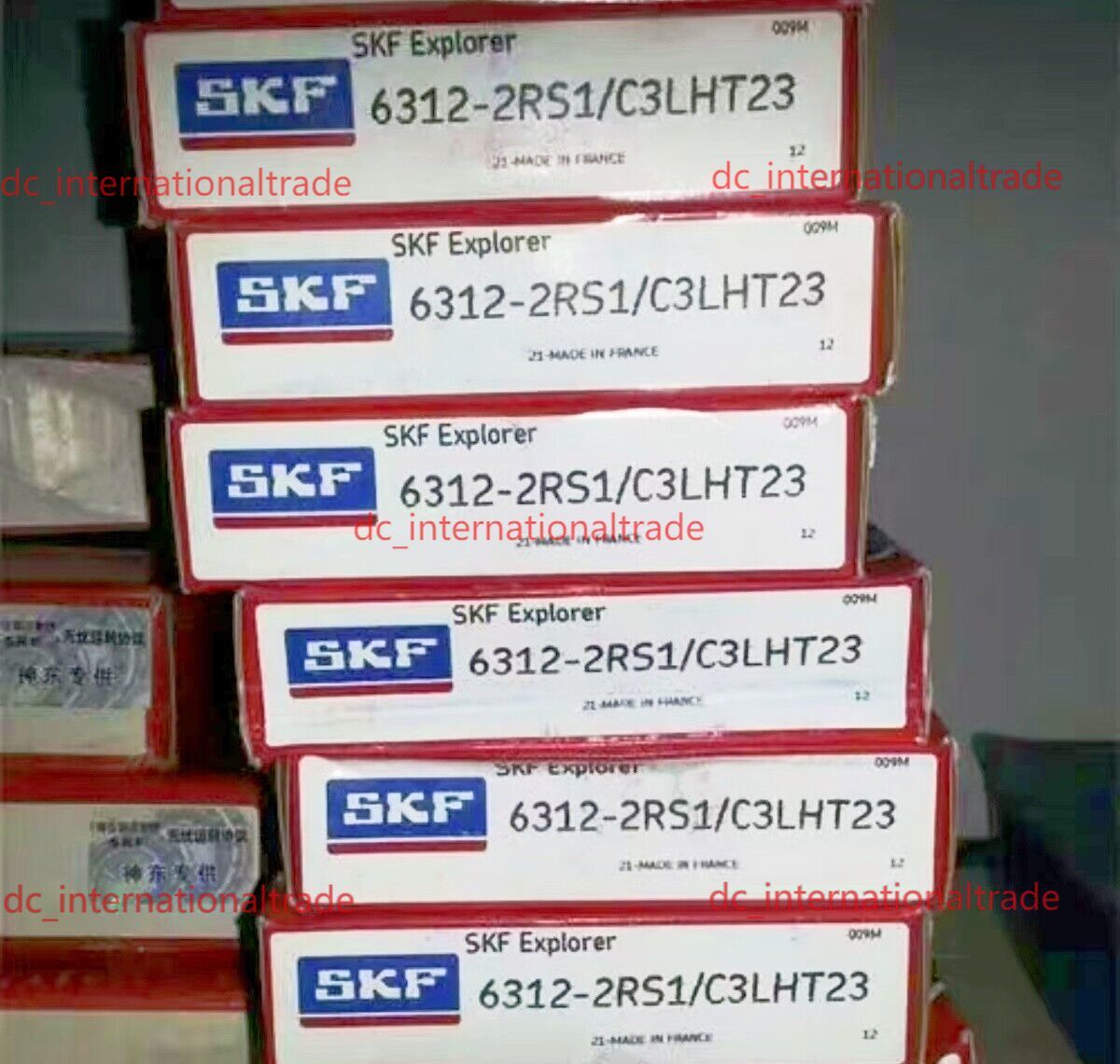 NEW SKF 6312-2RS1/C3LHT23 single row deep groove ball bearing 1PCS #NN