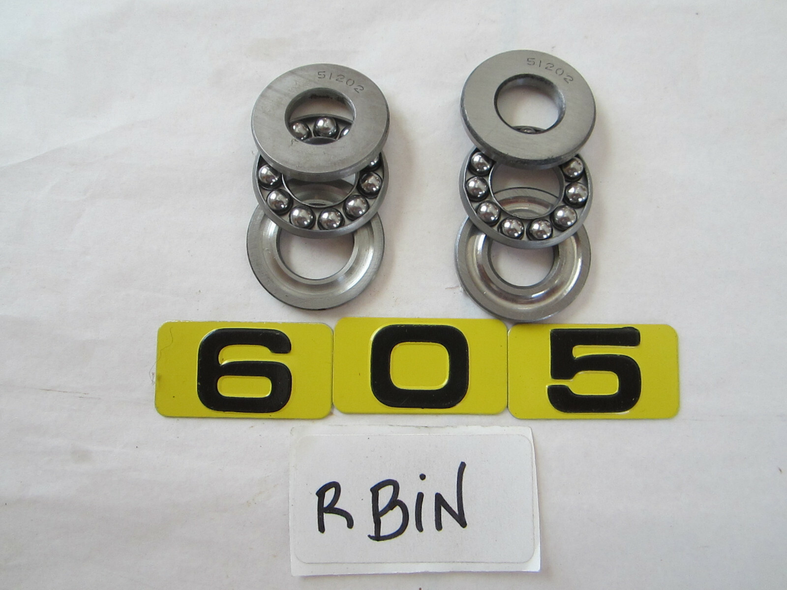 UNBRANDED 51202 THRUST BALL BEARING LOT OF 2