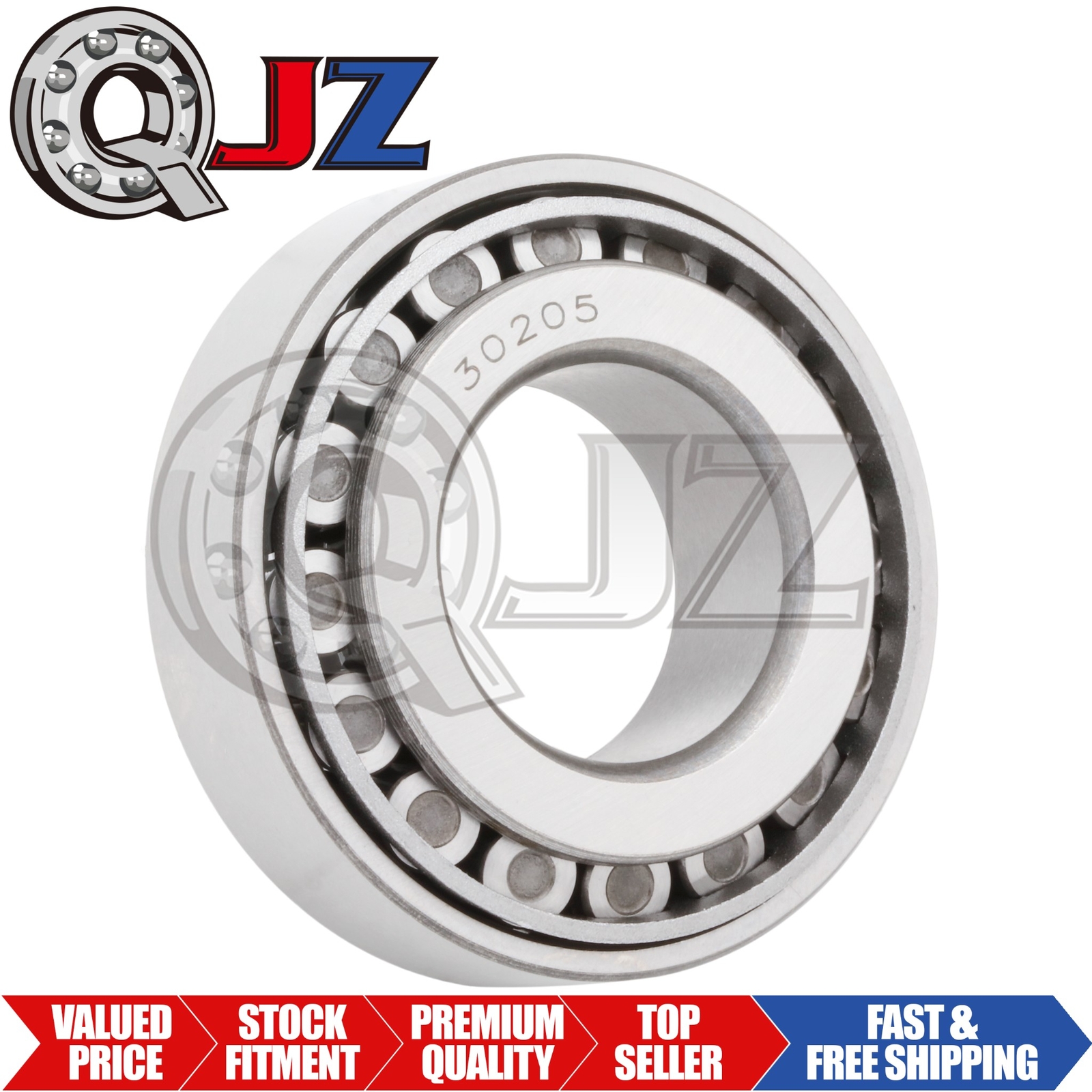 [1-Pack] 30205 Tapered Roller Bearing 0.984 in x 2.0472 in x 0.6398 in (IDxODxW)