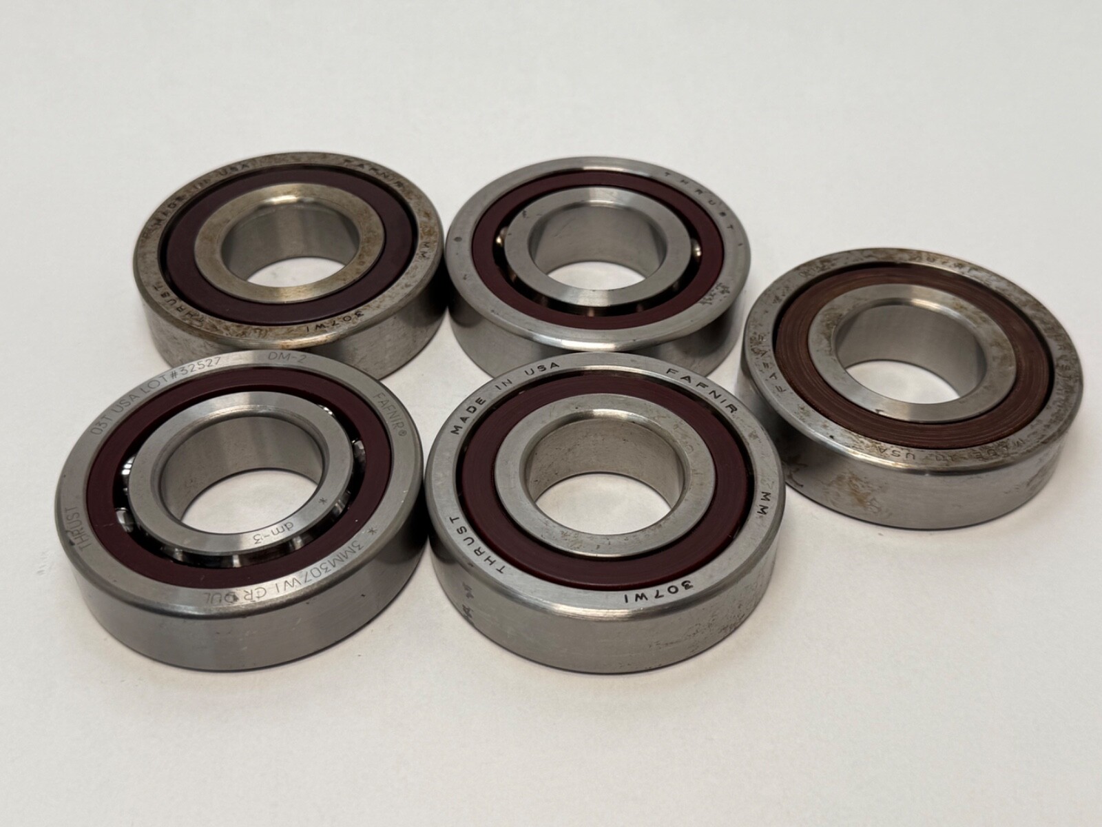Fafnir 3MM307WI-DUL Angular Bearing 7307 3MM-307-WI-CR-DUL 35x80x21 mm 5 Pcs