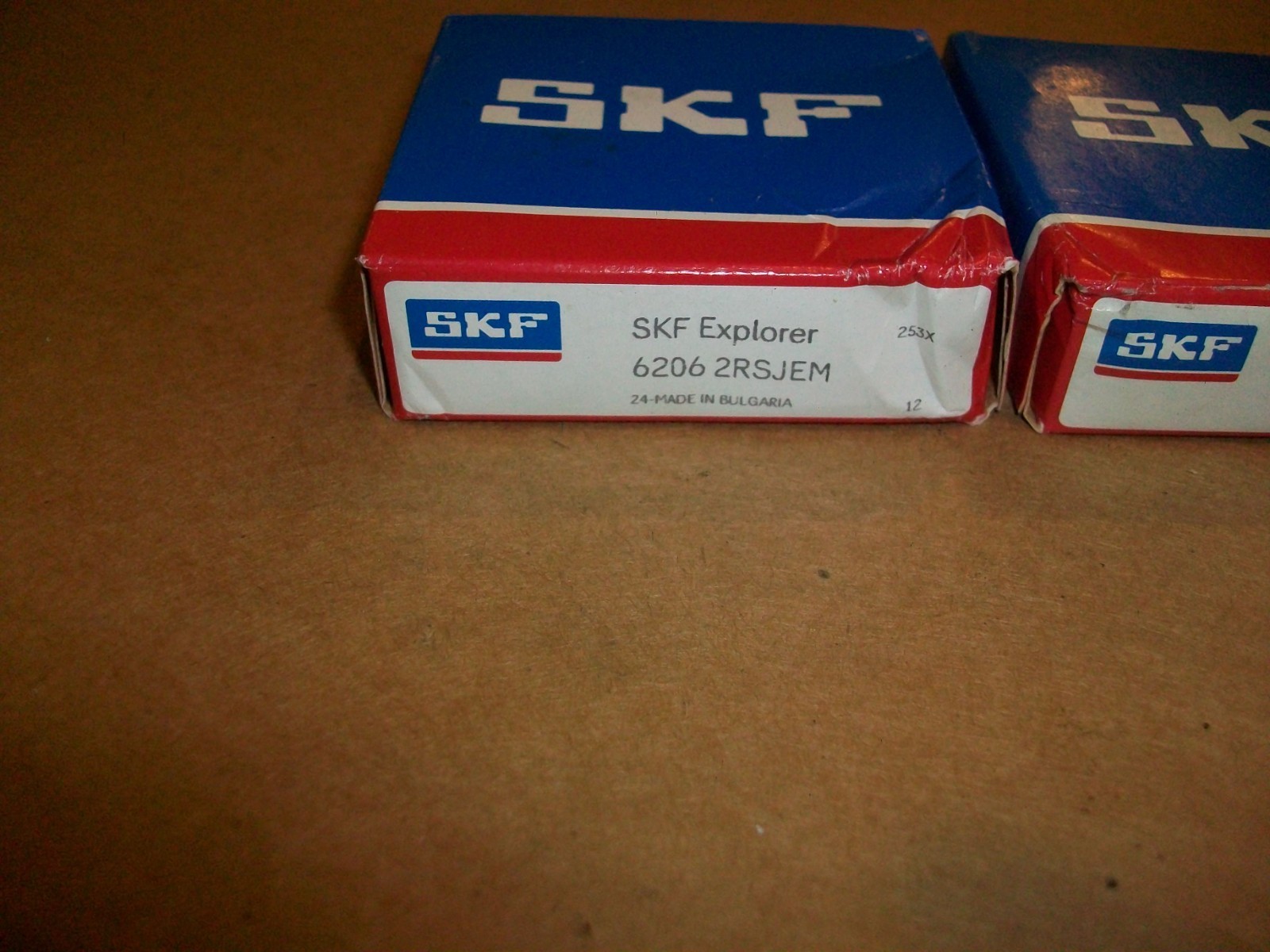 SKF 6206 2RSJEM DOUBLE SHIELD BALL BEARING NEW IN BOX